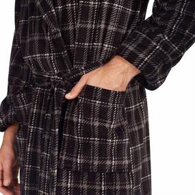 img 1 attached to Tommy Bahama Fleece Black Plaid: 🧣 Stylish and Cozy Comfort for All Seasons