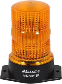img 1 attached to 🚨 Maxxima M42705Y 3 LED Amber 5" Beacon Warning Strobe Light - Surface Mount