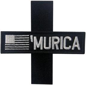 img 1 attached to MURICA Embroidered Tactical Applique Morale