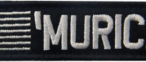 img 2 attached to MURICA Embroidered Tactical Applique Morale