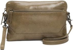 img 4 attached to Frye Melissa Crossbody Wristlet Beige Women's Handbags & Wallets