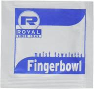 500-pack of individually wrapped royal moist wet wipe towelettes logo