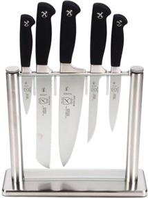 img 4 attached to 🔪 Enhance Your Culinary Experience with the Mercer Culinary Genesis 6-Piece Forged Knife Block Set Featuring a Stylish Tempered Glass Block