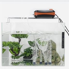 img 2 attached to 🐠 Ultra Quiet Aquarium Air Pump: Efficient Oxygenation for 300Gallon Fish & Turtle Tanks