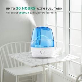 img 2 attached to Humidifier Ultrasonic Humidifiers 360°Nozzle Filterless