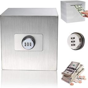 img 4 attached to Savings You Can't Forget: Stainless Steel Password Vault
