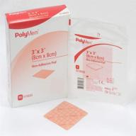 🩹 polymem sterile foam wound dressing, non-adhesive, 3' x 3' pad, 5033 - box of 15 logo