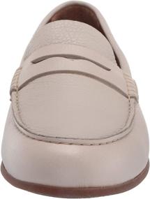 img 3 attached to Aquatalia Pebbled Penny Loafer White Men's Shoes