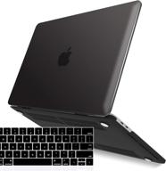 💻 ibenzer new 2020 macbook pro 13 inch case: hard shell + keyboard cover - black. compatible with m1 & a2338 a2289 a2251 a2159 a1989 a1706 a1708. high-quality protection for apple mac pro 13 touch bar (2020-2016) logo