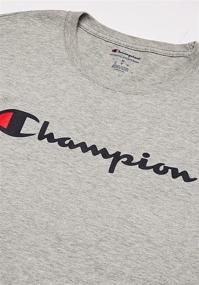 img 2 attached to 👕 Champion Классическая майка с длинным рукавом Script: Идеальная активная одежда для мужчин.