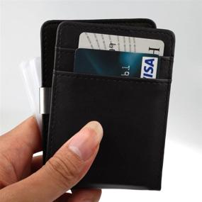 img 2 attached to Economy Stainless Steel Bridesmaids Epoint Men's Wallets, Card Cases & Money Organizers (ECM08A09)