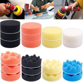 img 3 attached to Augshy 31 Pcs 3 inch Buffing Polishing Pads for Drill Adapter: Perfect for Car and Auto Polishing