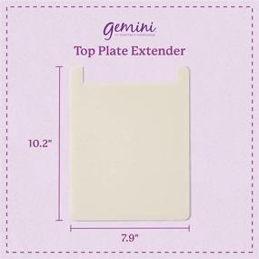 img 3 attached to 🔍 Gemini Foilpress Top Plate Extender - Transparent, One Size