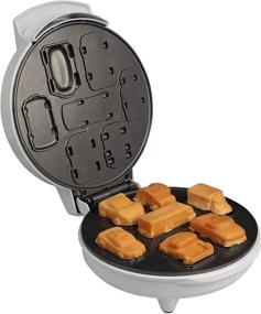 img 3 attached to 🚗 Car Mini Waffle Maker - Create 7 Unique Race Cars, Trucks, and Automobile Vehicle Pancakes - Non-Stick Electric Pan Cake Iron for Kids