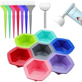 img 4 attached to 7 Color Coloring Rainbow Squeezer Kit Mixing