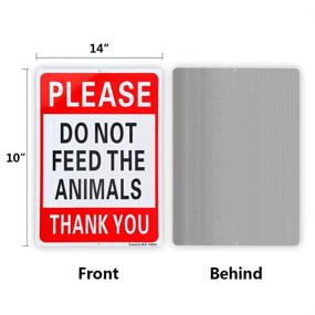 img 3 attached to Please Not Feed Animals Sign