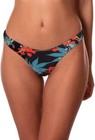 img 3 attached to RELLECIGA Womens Cheeky Brazilian Bikini Women's Clothing