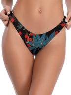 relleciga womens cheeky brazilian bikini women's clothing logo