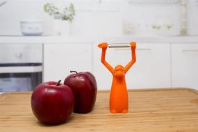 img 2 attached to 🍊 Boston Warehouse Monkey Vegetable Peeler Review: A Closer Look at the Orange Peeler Design