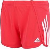 🩳 adidas girls' active sports shorts logo
