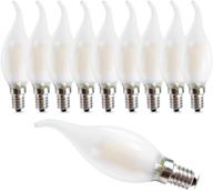 candelabra candle bulbs dimmable frosted логотип