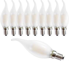 img 4 attached to Candelabra Candle Bulbs Dimmable Frosted
