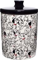 🐾 enesco disney ceramics 101 dalmatians treat canister cookie jar: adorably multicolored & conveniently sized at 7.25 inches логотип