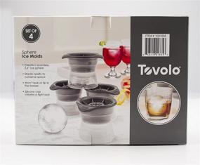 img 1 attached to 🥃 Tovolo Sphere Ice Molds - Set of 4: Perfectly Chill your Drinks with Spherical Ice