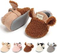 lafegen baby girl slipper booties: newborn & toddler apparel and accessories logo