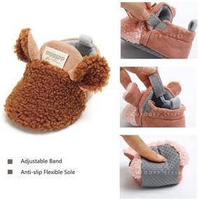 img 2 attached to LAFEGEN Baby Girl Slipper Booties: Newborn & Toddler Apparel and Accessories