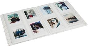 img 1 attached to 📷 CAIUL Mini Photo Album for Fujifilm Instax Mini Cameras, Polaroid PIC-300, and Z2300 Film - 128 Pockets (Black)