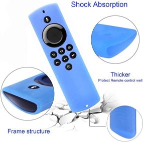 img 1 attached to Совместимость с пультом дистанционного управления Firestick Pinowu Silicone