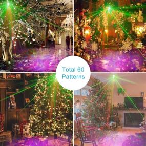 img 2 attached to 🎉 AMKI Stage Party Light - Sound Activated Remote Control DJ LED Light with Laser Projection Effect, Ideal for Stage Lighting, Christmas, Halloween, Birthday Parties, and Decorations