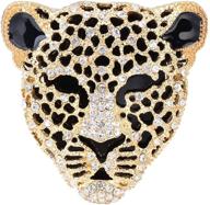 obonnie vintage spotted leopard rhinestone logo