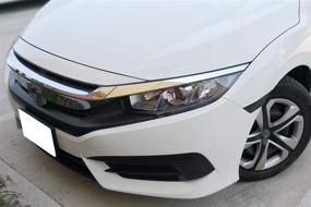 img 1 attached to iJDMTOY JDM черные дымчатые линзы фонаря переднего бокового маркера для Honda Civic 2016-2021 седан, купе, хэтчбек, 10-ое поколение, сборка OE-Spec LH RH