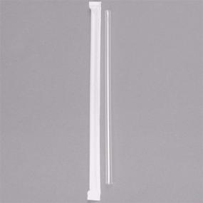 img 2 attached to The Leano Line 1000 Plastic Straws, 7.75 Inches- 2 X 500 Boxes Bulk Pack - Individually Paper-Wrapped Clear Drinking Straws - Disposable Jumbo Straws - BPA Free & Food Safe