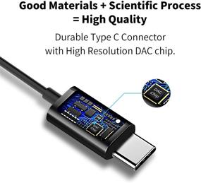 img 1 attached to Премиум наушники USB C для Galaxy S21 Ultra и других моделей: HiFi стерео, микрофон, регулировка громкости | Совместимы с iPad Mini 6, Galaxy S20 FE, Note20, Pixel 5, OnePlus