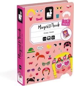 img 3 attached to 🥰 Janod J02717 Magnetibook for Girls: Faces