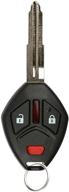 🔑 high-quality keylessoption keyless entry remote uncut notch car ignition chip key fob for oucg8d-620m-a logo