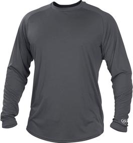 img 1 attached to Optimized Tech Long Sleeve Shirt Series for Boys by Rawlings