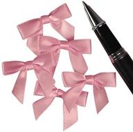 🎀 elegant pink satin bows, 1-3/8" - enhance your style with graceful elegance logo