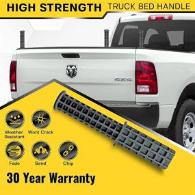 img 3 attached to 🚚 STEP-N-SECURE Truck Bed Handle - 8.5” x 2” Tailgate Assist with Tie Down Post Compatibility - Ideal for Jeep Gladiator, Dodge Ram 1500, 2500 (1 Pack)