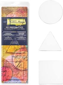 img 4 attached to 🎨 Precise and Vibrant: Gel Press Petites 3" Circle Triangle Square 10812-CIR