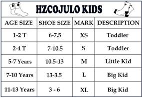 img 3 attached to Hzcojulo Kids Toddler Unisex Soft Cotton Ankle Crew Socks for Boys Girls | Size Age 1-15 Years - Pack of 10 Pairs
