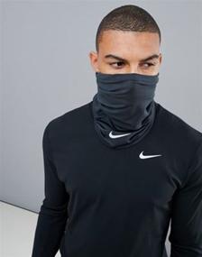 img 3 attached to 👕 Nike Unisex Dri-Fit Wrap Neck Wrap (Black) - One Size Fits All