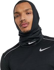 img 2 attached to 👕 Nike Unisex Dri-Fit Wrap Neck Wrap (Black) - One Size Fits All