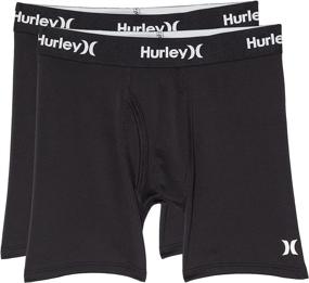 img 1 attached to Hurley Classic Briefs 2 Pack Floral Boys' Clothing : Underwear