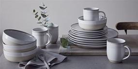 img 2 attached to 🍽️ Royal Doulton 16 Piece Dinnerware by Degeneres