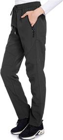 img 2 attached to Womens Pants Insulated Fleece Hiking