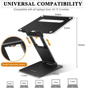 img 2 attached to Регулируемый эргономичный компьютерный стол B Land, совместимый с Alienware